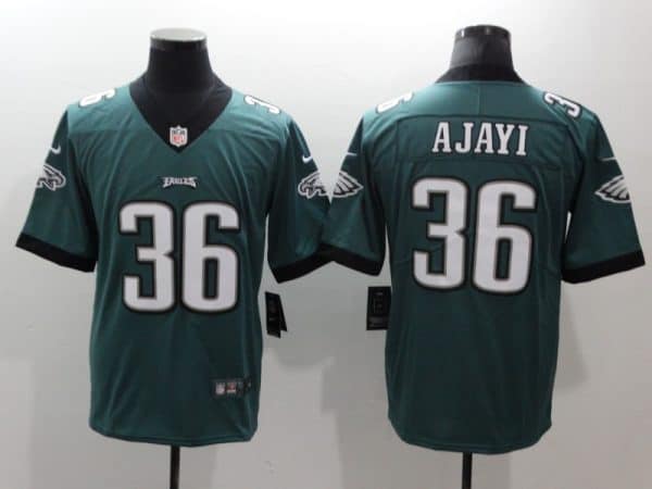 Philadelphia Eagles #36 Jay Ajayi Green Vapor Untouchable Limited Stitched Jersey