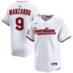 Cleveland Guardians #9 Kyle Manzardo White Home Limited Stitched Jersey