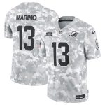 Miami Dolphins #13 Dan Marino Arctic Camo 2024 F.U.S.E. Salute To Service Limited Stitched Jersey