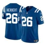 Indianapolis Colts #26 Khalil Herbert Blue 2025 F.U.S.E. Vapor Limited Stitched Jersey