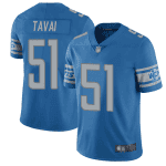 Detroit Lions #51 Jahlani Tavai Blue Vapor Untouchable Limited Stitched Jersey