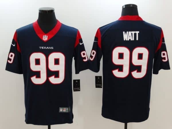 Houston Texans #99 J.J. Watt Nike Navy Vapor Untouchable Limited Stitched Jersey