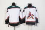 Arizona Coyotes White CCM Throwback Stitched Jersey