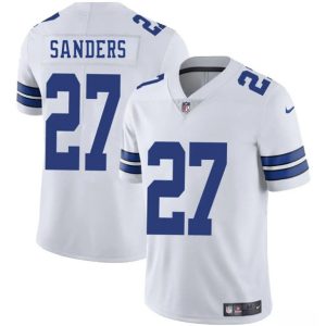 Dallas Cowboys #27 Miles Sanders White 2025 Vapor Untouchable Limited Stitched Jersey