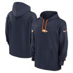 Denver Broncos Navy Performance Pullover Hoodie