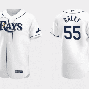 Tampa Bay Rays #55 Luke Raley White Flex Base Stitched Jersey