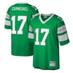 Philadelphia Eagles #17 Harold Carmichael Green Mitchell Ness Stitched Jersey