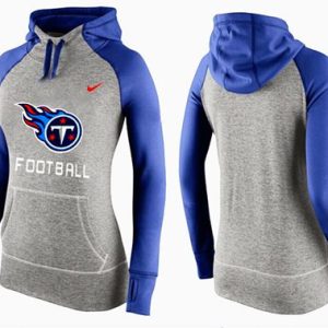 Nike Tennessee Titans Performance Hoodie Grey Blue_1