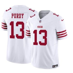 San Francisco 49ers #13 Brock Purdy White 2023 F.U.S.E. Vapor Untouchable Limited Stitched Jersey