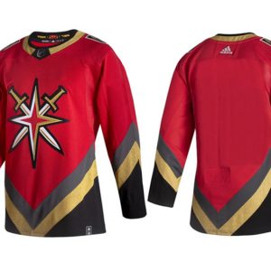 Vegas Golden Knights Red Stitched Jersey