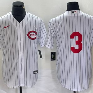 Cincinnati Reds #3 Scooter Gennett White Field Of Dreams Stitched Jersey