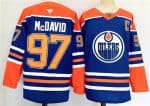 Edmonton Oilers #97 Connor McDavid Royal 2024-25 Stitched Jersey