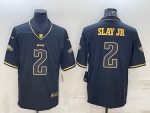 Philadelphia Eagles #2 Darius Slay JR Black Gold Vapor Untouchable Limited Stitched Jersey