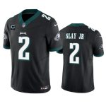 Philadelphia Eagles #2 Darius Slay JR Black 2023 F.U.S.E. With 2-Star C Patch Vapor Untouchable Limited Stitched Jersey