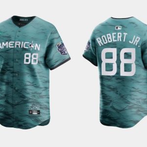 Chicago White Sox #88 Luis Robert Jr. Teal 2023 All-Star Cool Base Stitched Jersey