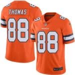 Denver Broncos #88 Demaryius Thomas Orange Rush Color Limited Stitched Jersey