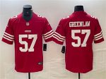 San Francisco 49ers #57 Dre Greenlaw Red Vapor Untouchable Limited Stitched Jersey