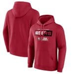 San Francisco 49ers Scarlet X Bud Light Pullover Hoodie