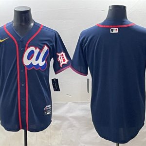 American League Detroit Tigers Blank Navy 2025 All-Star Edition Limited Stitched Jersey