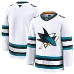 San Jose Sharks Blank White 2024-25 Away Stitched Jersey