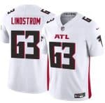 Atlanta Falcons #63 Chris Lindstrom White 2025 F.U.S.E. Vapor Untouchable Limited Stitched Jersey
