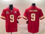 Kansas City Chiefs #9 Louis Rees-Zammit Red 2025 Super Bowl LIX Patch Vapor Untouchable Limited Stitched Jersey