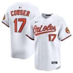Baltimore Orioles #17 Colton Cowser White 2025 Home Limited Stitched Jersey