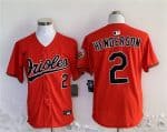 Baltimore Orioles #2 Gunnar Henderson Orange 2024 With Patch Cool Base Stitched Jersey