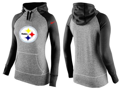 Nike Pittsburgh Steelers Performance Hoodie Grey Black_1