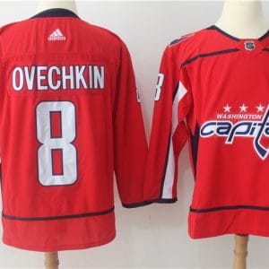 Washington Capitals #8 Alexander Ovechkin Red Stitched Adidas Jersey