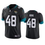 Jacksonville Jaguars #48 Chad Muma Black Vapor Untouchable Limited Stitched Jersey