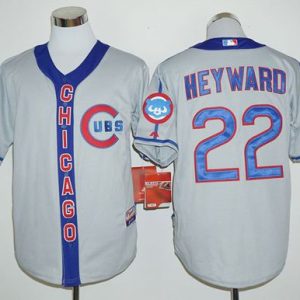 Cubs #22 Jason Heyward Grey Cooperstown Stitched Jersey