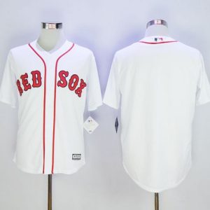 Red Sox Blank White Alternate Home New Cool Base Stitched Jersey
