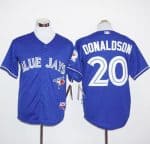 Blue Jays #20 Josh Donaldson Blue Alternate Cool Base Stitched Jersey