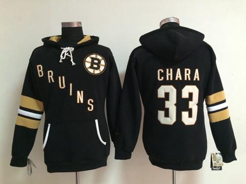 Boston Bruins #33 Zdeno Chara Black Old Time Heidi NHL Hoodie