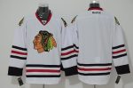 Blackhawks Blank Stitched White Jersey