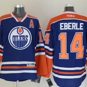 Oilers #14 Jordan Eberle Light Blue Stitched Jersey