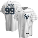 New York Yankees #99 Aaron Judge White Stitched Jersey