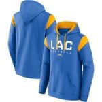 Los Angeles Chargers Powder Blue Call The Shot Pullover Hoodie