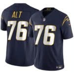 Los Angeles Chargers #76 Joe Alt Navy 2024 Draft F.U.S.E. Vapor Limited Stitched Jersey