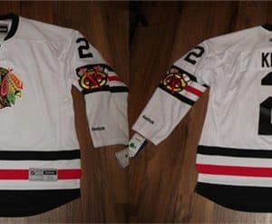 Chicago Blackhawks #2 Duncan Keith White Stitched Jersey