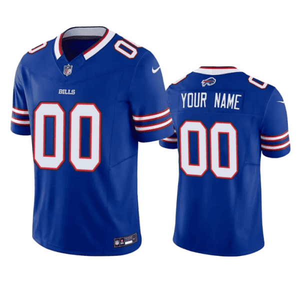 Buffalo Bills Custom Blue 2023 F.U.S.E. Vapor Untouchable Limited Stitched Jersey