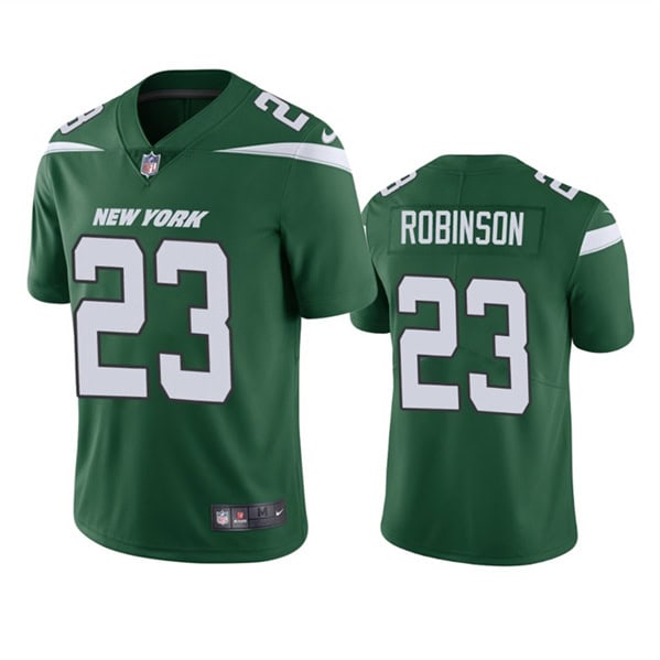 New York Jets #23 James Robinson Green Vapor Untouchable Limited Stitched Jersey