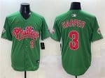 Philadelphia Phillies #3 Bryce Harper Green Phanatic Limited Stitched Jersey