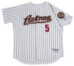 Houston Astros #5 Jeff Bagwell White Stitched Baseball Jersey