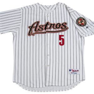 Houston Astros #5 Jeff Bagwell White Stitched Baseball Jersey