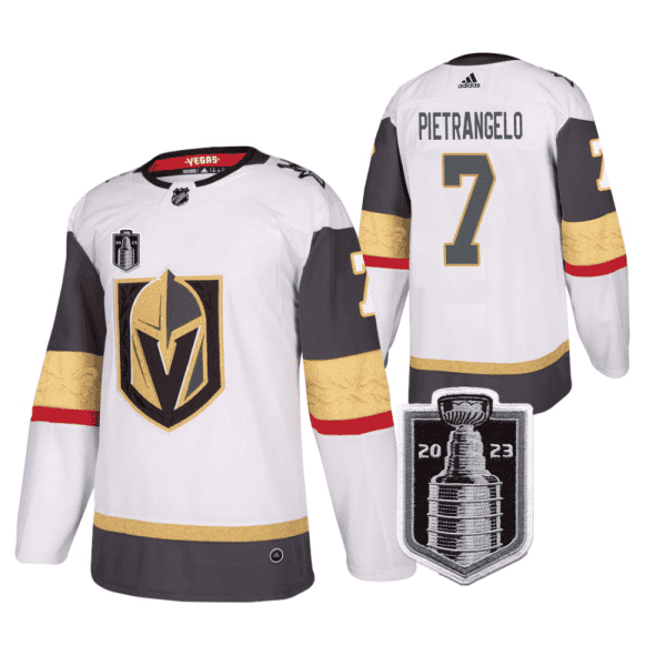 Vegas Golden Knights #7 Alex Pietrangelo White 2023 Stanley Cup Final Stitched Jersey