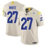 Los Angeles Rams #27 Tre'Davious White Bone Vapor Untouchable Stitched Jersey