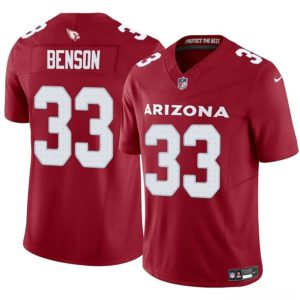 Arizona Cardinals #33 Trey Benson Red 2024 F.U.S.E. Vapor Untouchable Limited Stitched Jersey