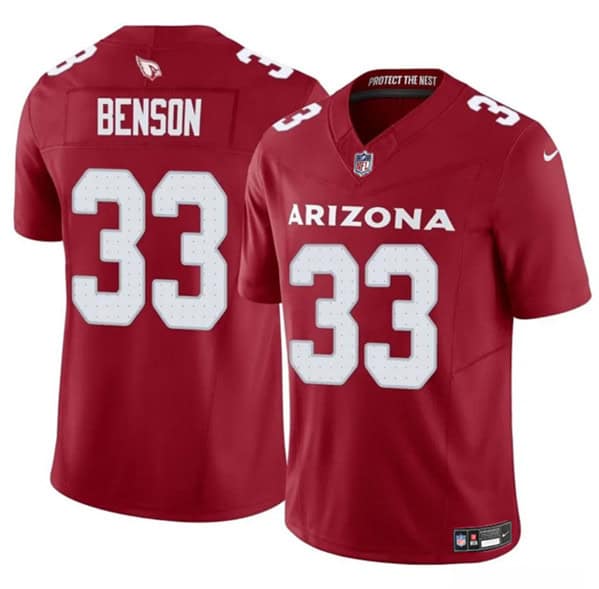 Arizona Cardinals #33 Trey Benson Red 2024 F.U.S.E. Vapor Untouchable Limited Stitched Jersey